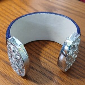 Chi By Carlos Falci Stingray Sterling Silver Cuff Bracelet